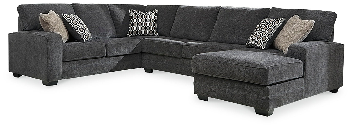 Tracling 3-Piece Sectional with Ottoman Smyrna Furniture Outlet