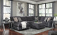 Tracling 3-Piece Sectional with Ottoman Smyrna Furniture Outlet