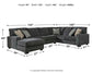 Tracling 3-Piece Sectional with Ottoman Smyrna Furniture Outlet