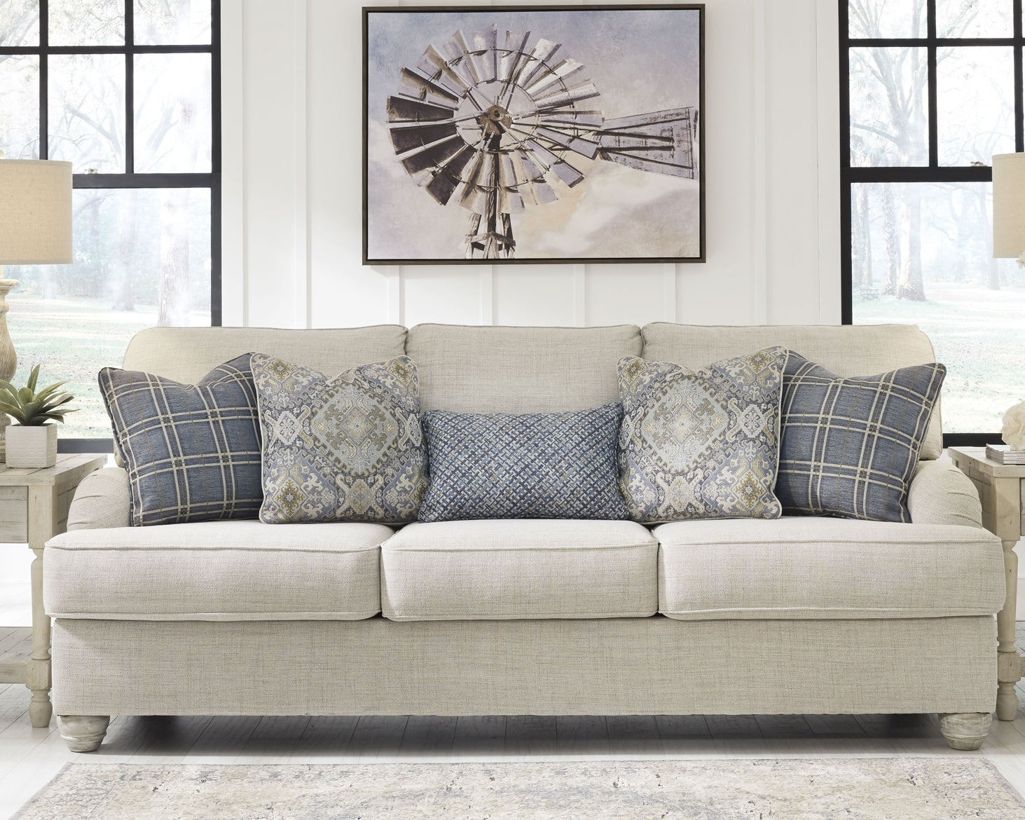 Traemore Sofa, Loveseat, Chair and Ottoman Smyrna Furniture Outlet