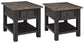 Tyler Creek 2 End Tables Smyrna Furniture Outlet