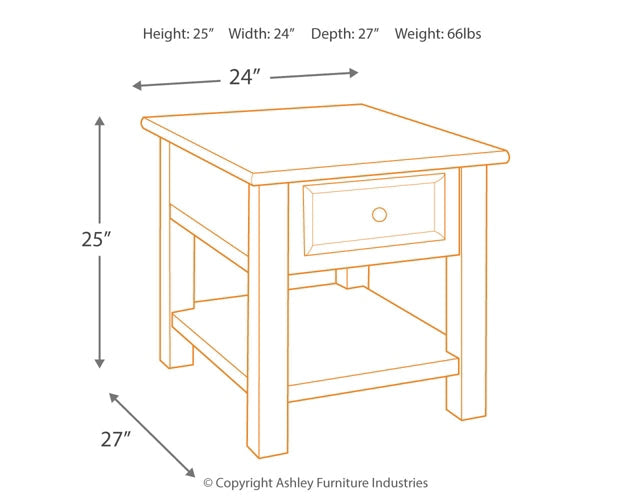 Tyler Creek 2 End Tables Smyrna Furniture Outlet