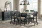 Tyler Creek Counter Height Dining Table and 6 Barstools Smyrna Furniture Outlet