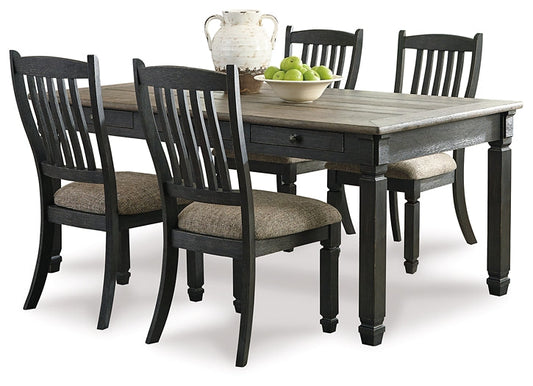 Tyler Creek Dining Table and 4 Chairs Smyrna Furniture Outlet