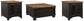 Valebeck Coffee Table with 2 End Tables Smyrna Furniture Outlet