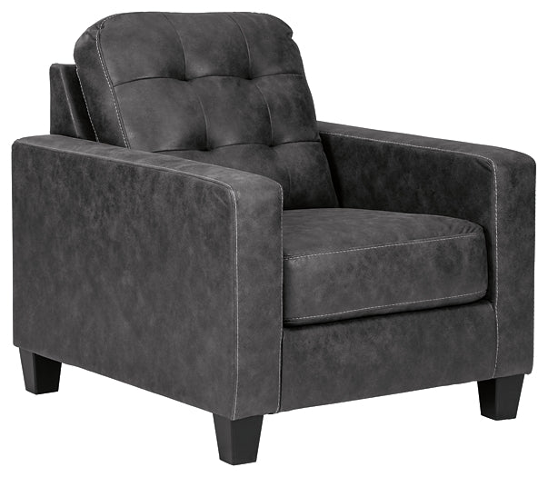 Venaldi Sofa Chaise, Chair, and Ottoman Smyrna Furniture Outlet