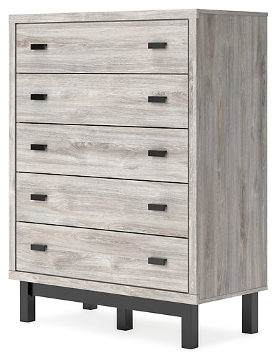 Vessalli Five Drawer Wide Chest Smyrna Furniture Outlet