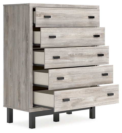 Vessalli Five Drawer Wide Chest Smyrna Furniture Outlet