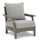 Visola Outdoor Sofa and  2 Lounge Chairs with Coffee Table and 2 End Tables Smyrna Furniture Outlet
