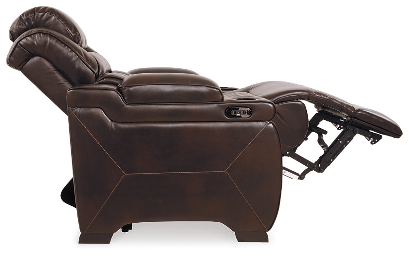 Warnerton PWR Recliner/ADJ Headrest Smyrna Furniture Outlet