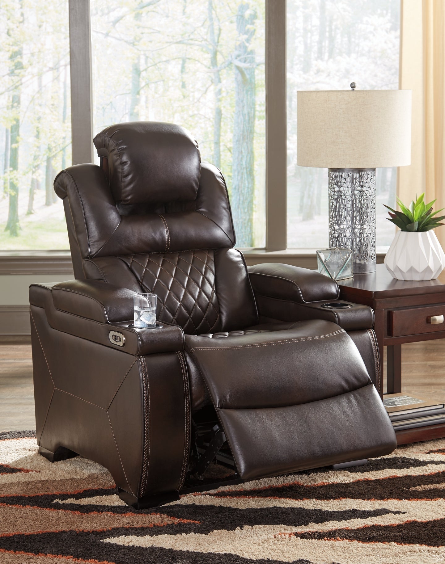 Warnerton PWR Recliner/ADJ Headrest Smyrna Furniture Outlet