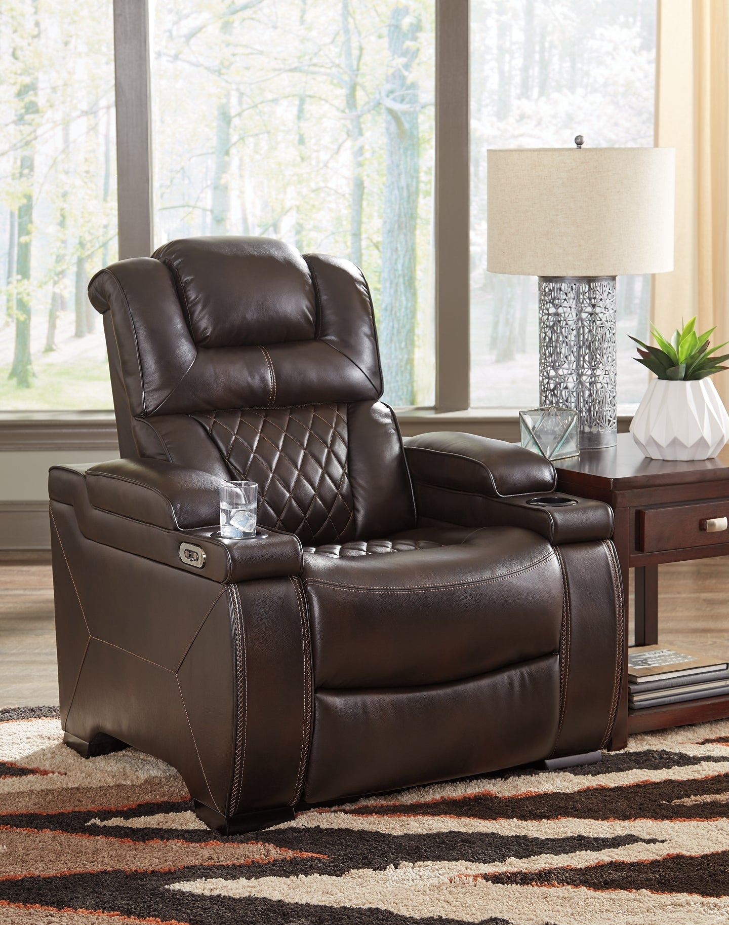 Warnerton PWR Recliner/ADJ Headrest Smyrna Furniture Outlet