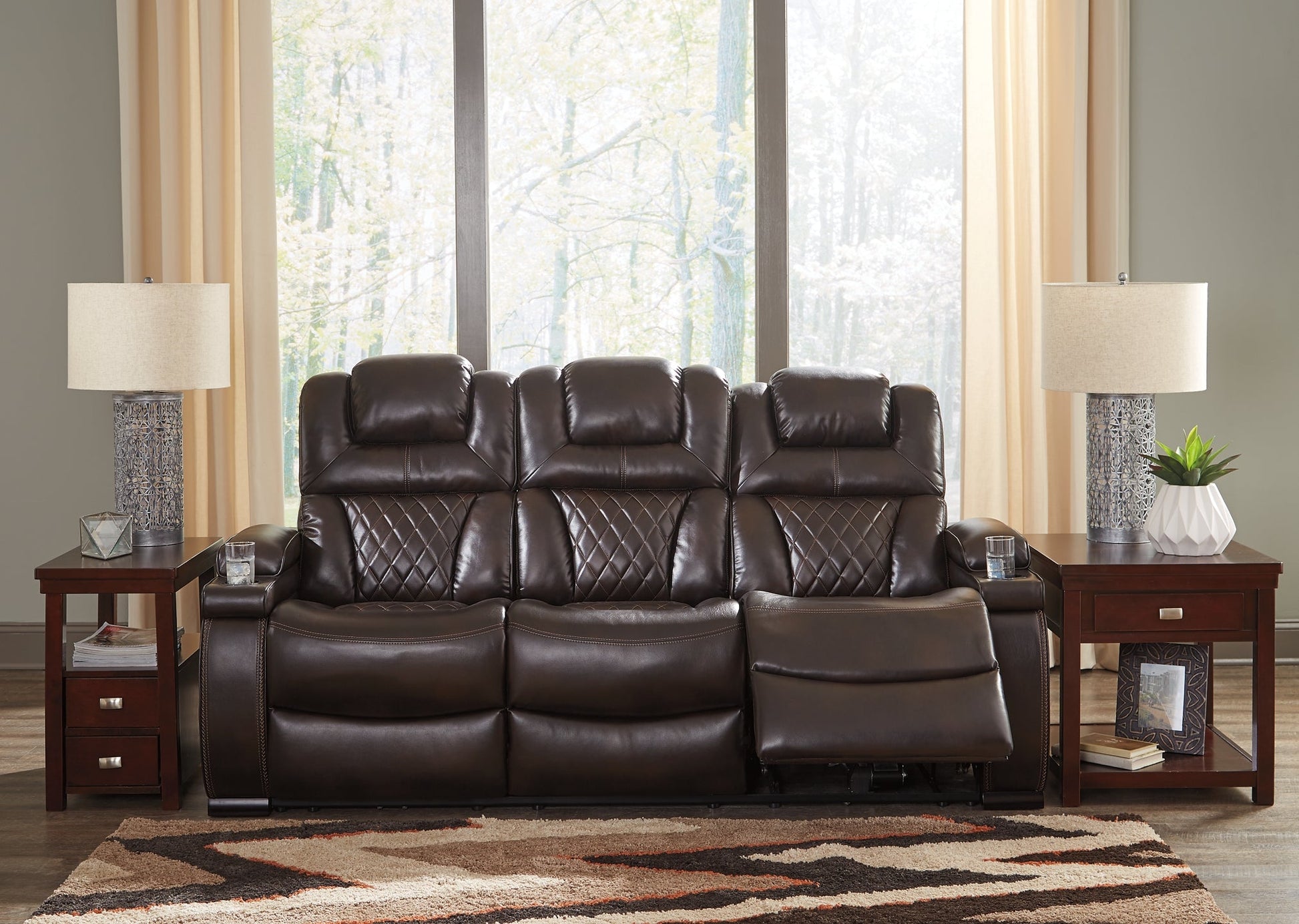 Warnerton Sofa and Recliner Smyrna Furniture Outlet