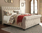 Willenburg Queen Upholstered Sleigh Bed Smyrna Furniture Outlet