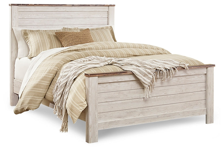 Willowton Queen Panel Bed Smyrna Furniture Outlet