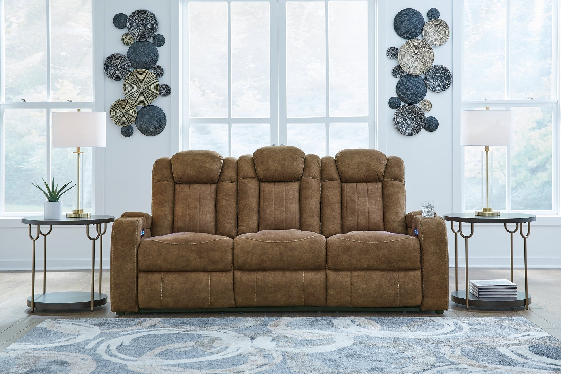 Wolfridge PWR REC Sofa with ADJ Headrest Smyrna Furniture Outlet