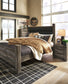 Wynnlow Queen Upholstered Poster Bed Smyrna Furniture Outlet