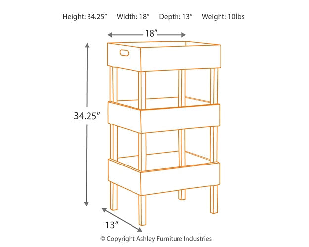 Yulton Storage Shelf Smyrna Furniture Outlet