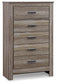 Zelen Full Panel Headboard with Mirrored Dresser, Chest and 2 Nightstands Smyrna Furniture Outlet