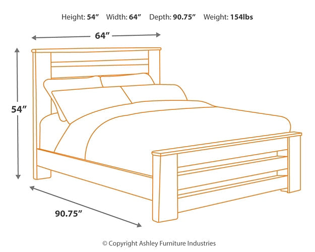 Zelen Queen Panel Bed with Mirrored Dresser and Chest Smyrna Furniture Outlet