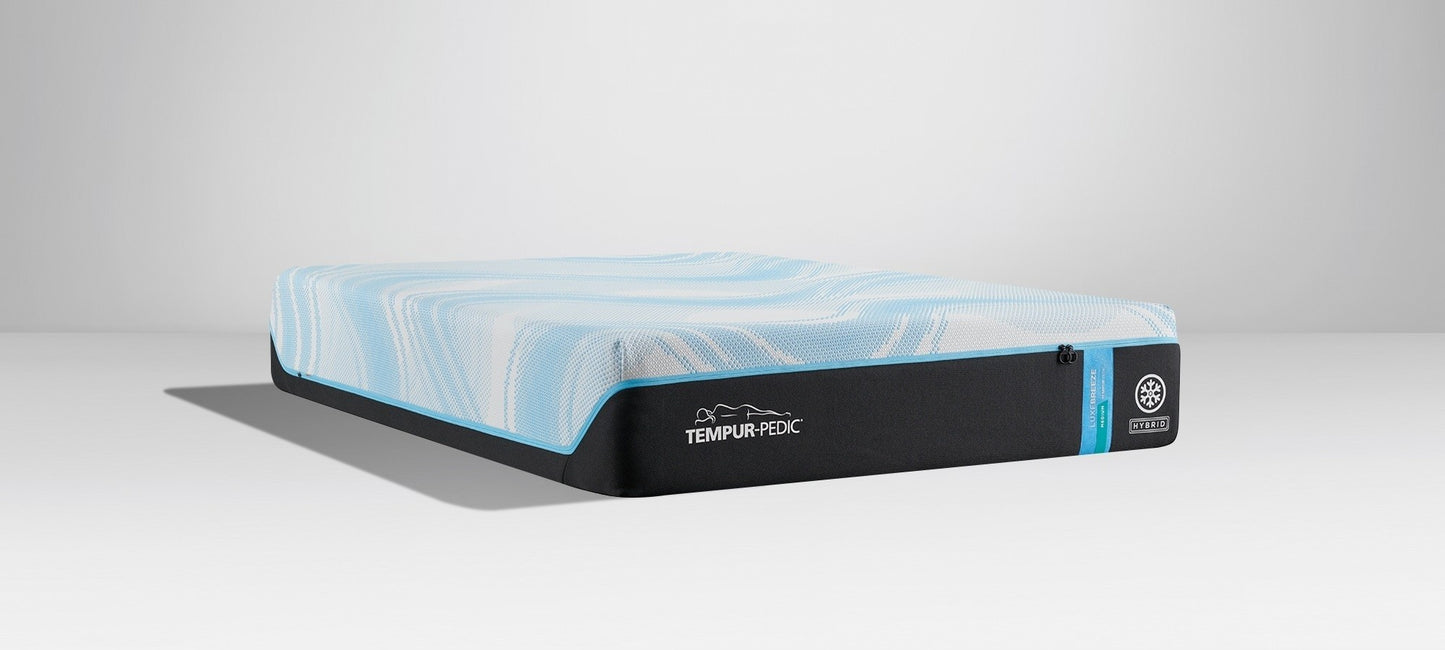 TEMPUR-LuxeBreeze® Medium Hybrid Mattress, Twin Long