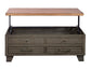 Bear Creek Lift-Top Cocktail Table, Brown