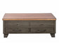 Bear Creek Lift-Top Cocktail Table, Brown