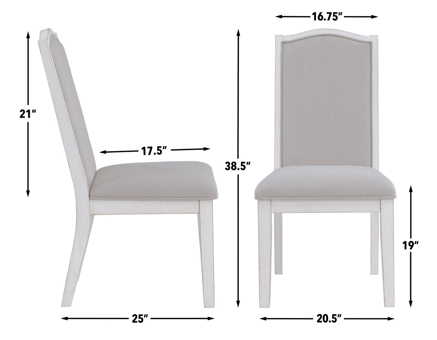 Warren Side Chair, White