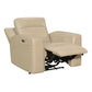 DONCELLA DUAL-POWER LEATHER RECLINER