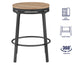 Magnolia 24″ Backless Counter Stool, Swivel