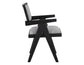 Magnolia Arm Chair, Black