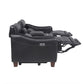 GIORNO LEATHER 3-PIECE DUAL-POWER RECLINING SET, MIDNIGHT