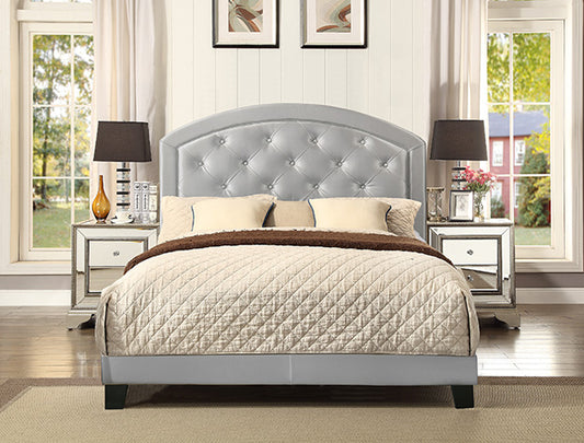 GABY FULL PLATFORM BED ADJHB SILVER