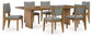 Sherbana Dining Table and 6 Chairs