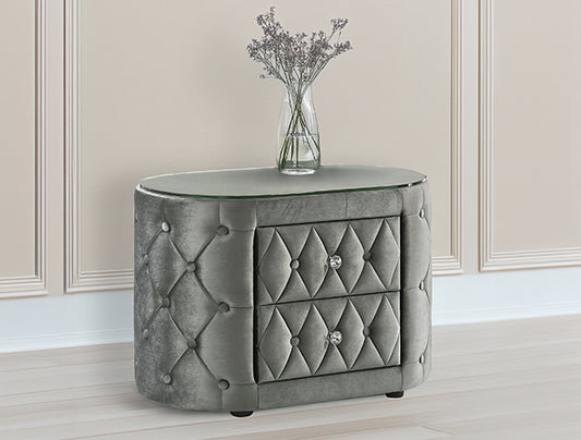 VOLTARE NIGHT STAND GREY