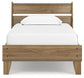 Deanlow Twin Platform Panel Bed with Nightstand