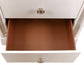 Cassie Illuminating Glam Nightstand, Shimmering Pearl Finish