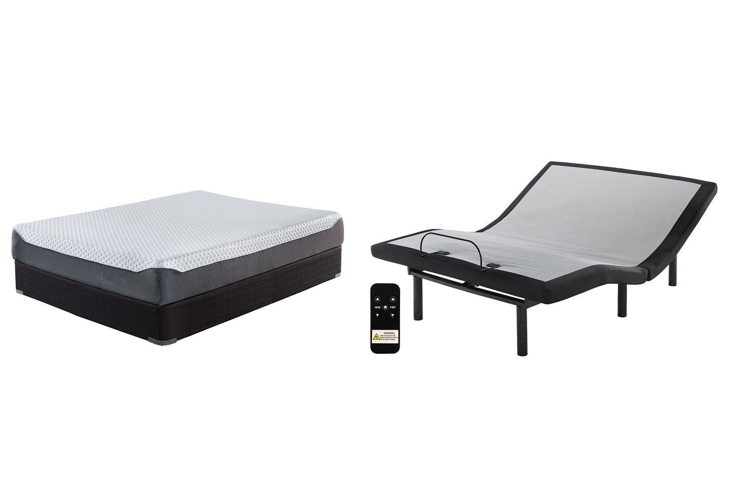 10 Inch Chime Elite Mattress with Adjustable Base Smyrna Furniture Outlet