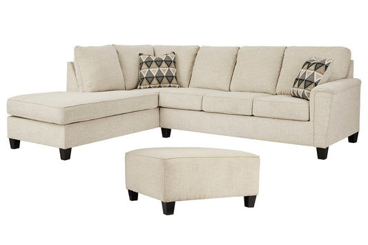 Abinger 2-Piece Sectional with Ottoman Smyrna Furniture Outlet