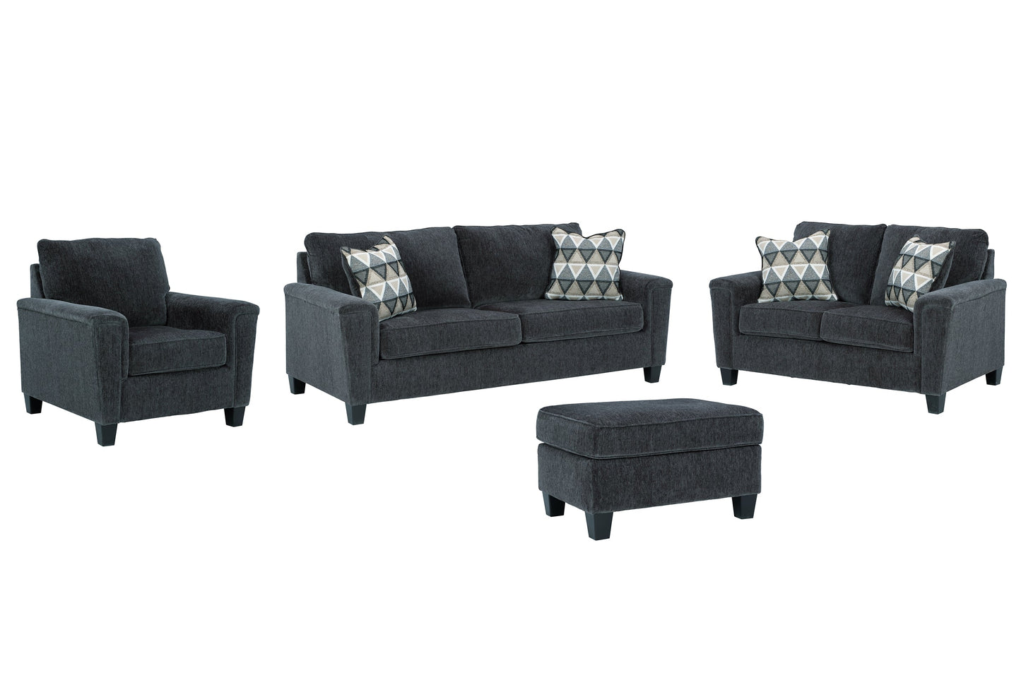 Abinger Sofa, Loveseat, Chair and Ottoman Smyrna Furniture Outlet