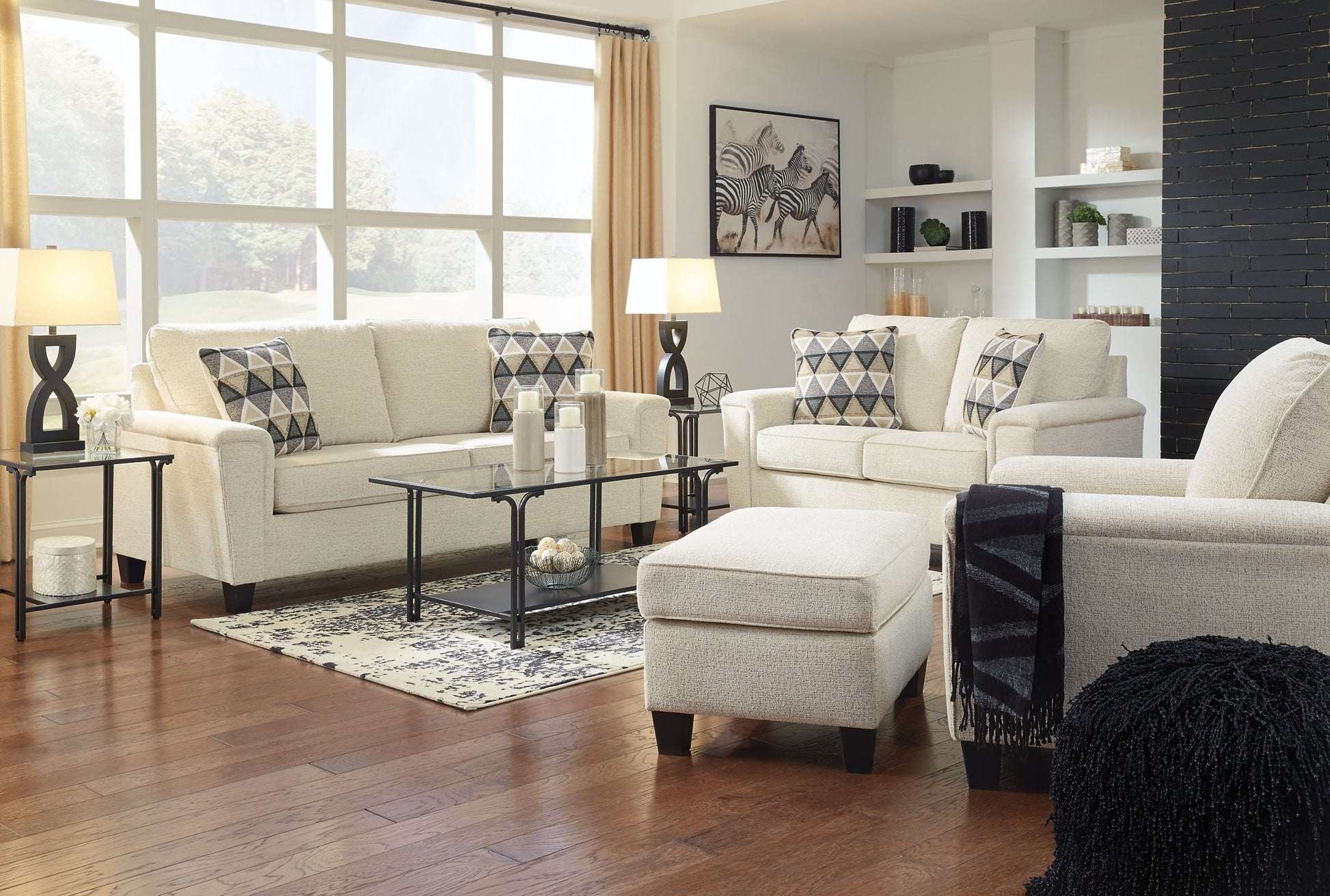 Abinger Sofa, Loveseat and Chair Smyrna Furniture Outlet