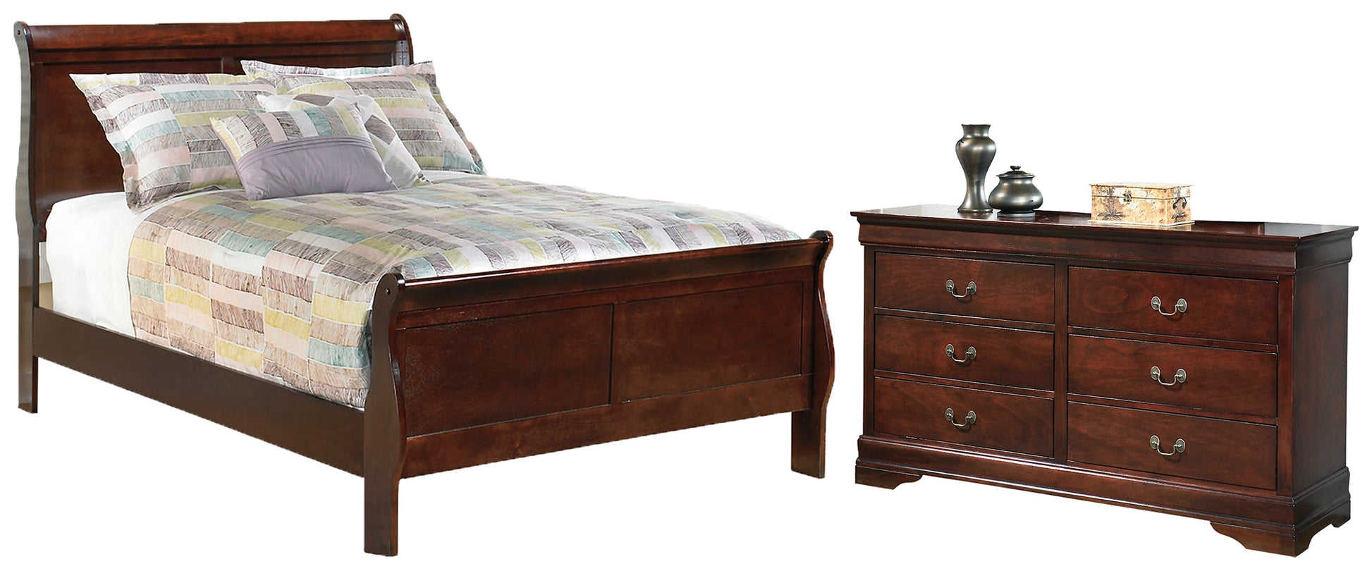 Alisdair Full Sleigh Bed with Dresser Smyrna Furniture Outlet