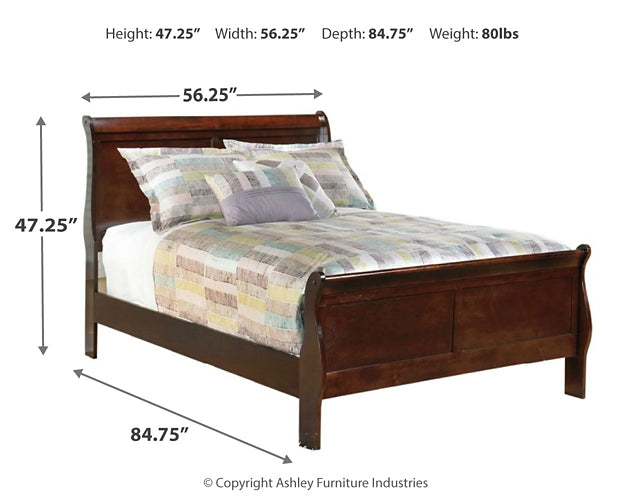 Alisdair Full Sleigh Bed with Dresser Smyrna Furniture Outlet