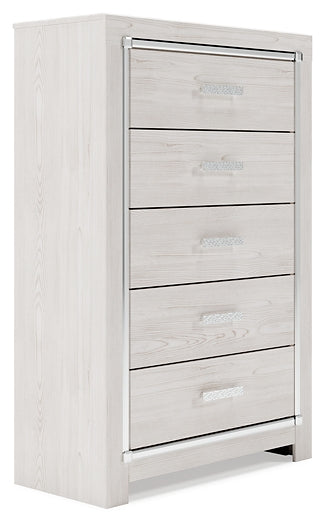 Altyra Five Drawer Chest Smyrna Furniture Outlet