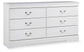 Anarasia Six Drawer Dresser Smyrna Furniture Outlet