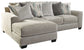 Ardsley 2-Piece Sectional with Ottoman Smyrna Furniture Outlet