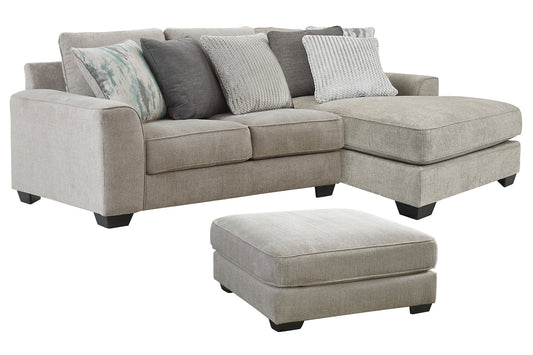 Ardsley 2-Piece Sectional with Ottoman Smyrna Furniture Outlet