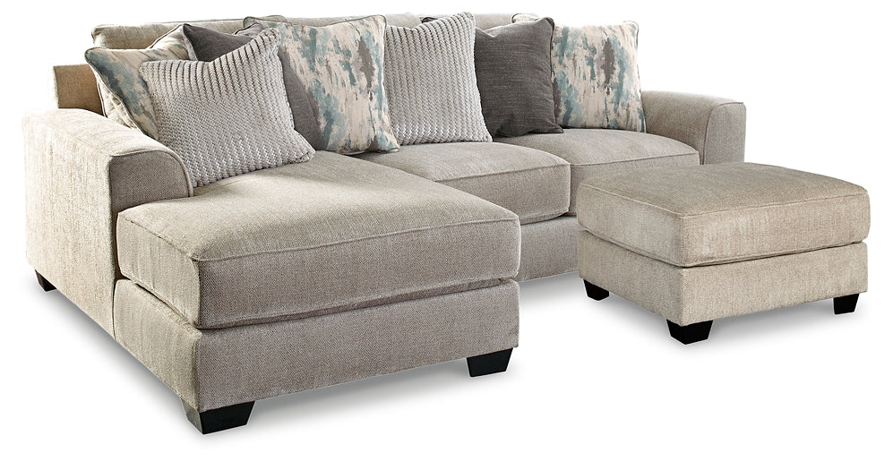 Ardsley 2-Piece Sectional with Ottoman Smyrna Furniture Outlet