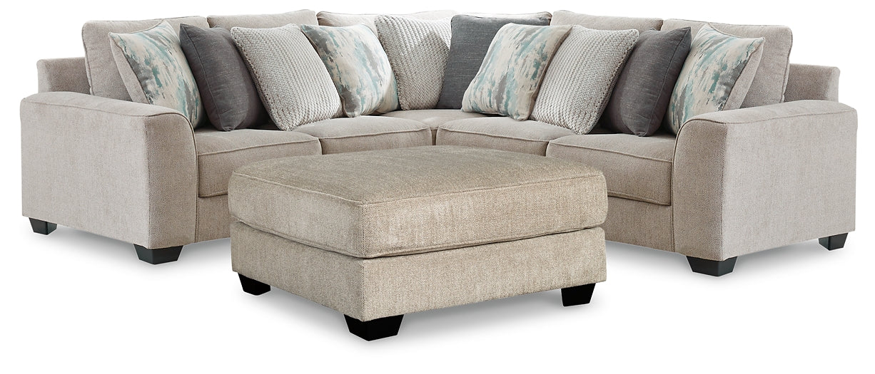 Ardsley 3-Piece Sectional with Ottoman Smyrna Furniture Outlet