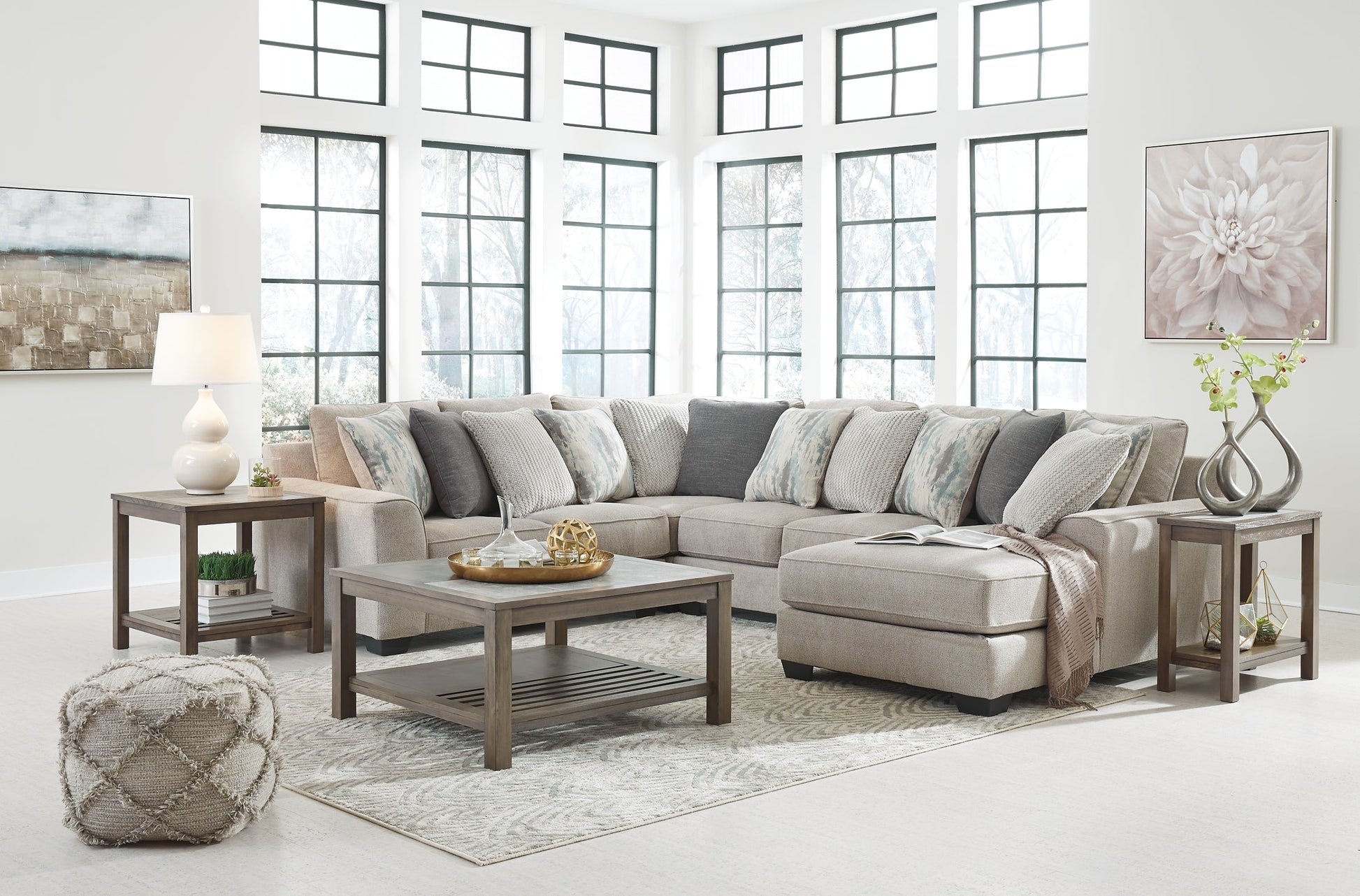 Ardsley 4-Piece Sectional with Chaise Smyrna Furniture Outlet